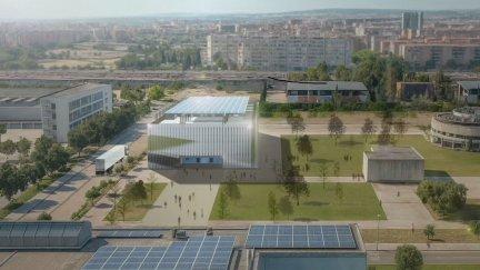 El nuevo espacio combinará oficinas colaborativas y laboratorios tecnológicos avanzados. / Aragón TV
