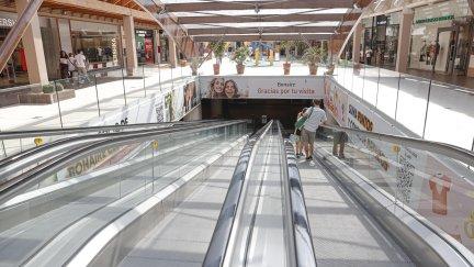 El centro comercial de Bonaire, en Aldaia, un año después de la dana. / EFE