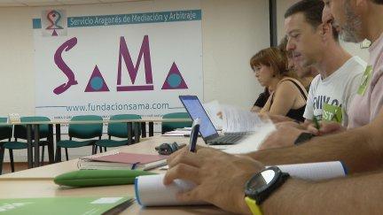 Sede del SAMA en Zaragoza. / Aragón TV