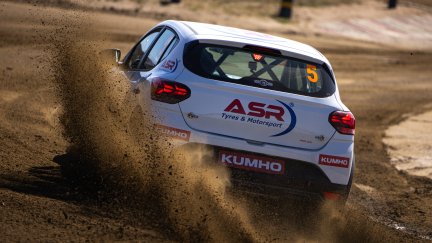 Una carrera del Campeonato de España de Rallycross