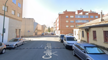 Calle Gibraltar de Huesca donde se ha registrado el atropello. / Google Maps