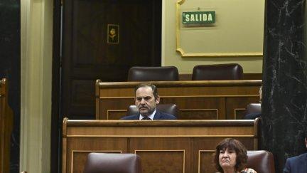 El diputado José Luis Ábalos durante el pleno celebrado en el Congreso de los Diputados. / EFE. Fernando Villar