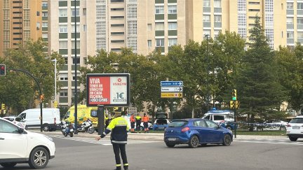 Atropello mortal en la rotonda de Casablanca, en Zaragoza. / Aragón TV