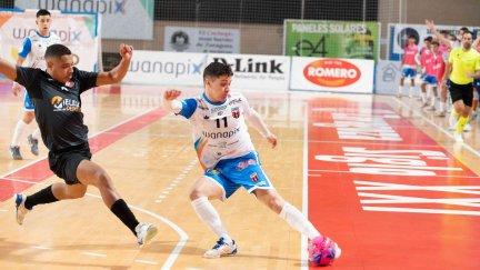 Un momento del partido del Wanapix ante el Melistar