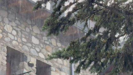 Las lluvias han sido intensas en la madrugada y la mañana de este jueves, sobre todo en el Pirineo. / Aragón TV