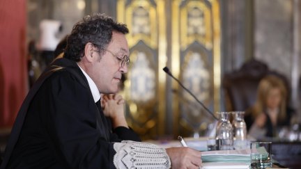 El fiscal general del Estado, Álvaro García Ortiz en el inicio del juicio por la presunta filtración de información. /EFE/Mariscal POOL