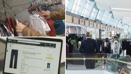 Las grandes superficies ven en el comercio electrónico su gran competidor. / Aragón TV