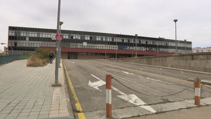 Antigua estación del Portillo de Zaragoza, que ahora se derribará. / Aragón TV