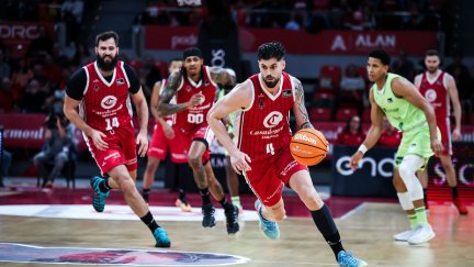 Yusta, durante el encuentro ante Unicaja