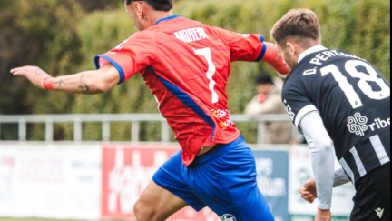 Una imagen del partido ante el Cartagena en Pinilla hace dos jornadas