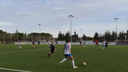 Imagen del partido del ZCFF ante Ona Sant Adriá