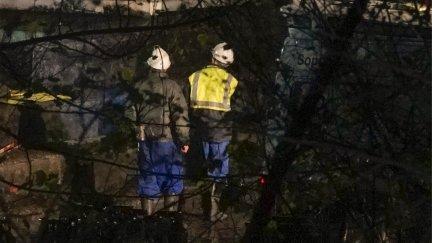 La mina de Cangas del Narcea en la que este viernes han fallecido dos trabajadores a causa de un desprendimiento de materiales. (EFE/Paco Paredes)