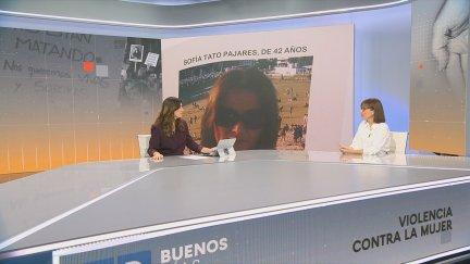María Antoñanzas, directora del IAM, en el plató del programa Buenos Días. / Aragón TV