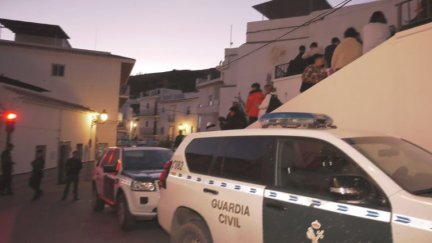 El accidente ha tenido lugar en la barriada de El Pontil. / Aragón TV