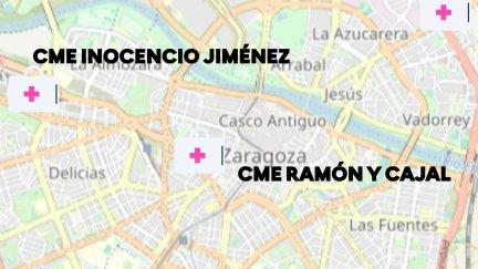 Los cuatro centros que atenderán las urgencias en Atención Primaria en Zaragoza. / Aragón TV