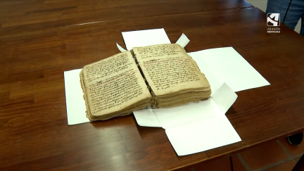 Recuperado el códice del Concejo de Teruel que data del siglo XIV. / Aragón TV