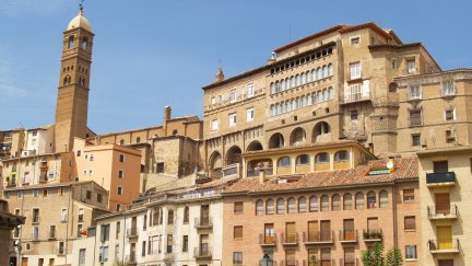 La vivienda incendiada se ubica en la zona de San Juan de Tarazona. / Turismo de Aragón