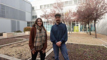 Mariel Estévez y Salvatore Ciano, dos jóvenes investigadores de Argentina e Italia, se han incorporado al Instituto de Investigación en Ingeniería de Aragón (I3A). / Universidad de Zaragoza