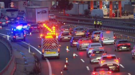 El accidente ha ocurrido en la A-2 en Zaragoza. / Aragón TV
