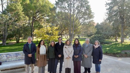 La actuación ha servido para recuperar el carácter original del jardín. / Ayuntamiento de Zaragoza