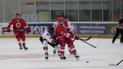 Imagen de archivo de un partido del Club Hielo Jaca