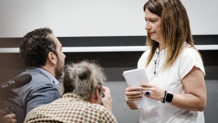 Leire Díez y Víctor de Aldama, en una imagen de archivo. / Carlos Luján-Europa Press