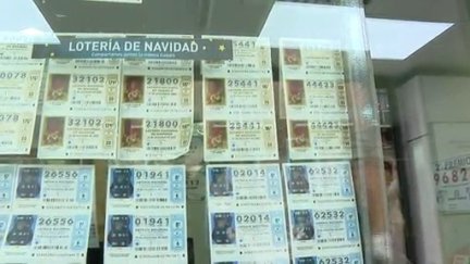 Décimos de la Lotería de Navidad en una administración de Zaragoza. / Aragón TV
