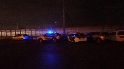 Agentes de la Guardia Civil, en la estación de Casetas. / Aragón TV