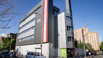 Sede de Vox en Madrid. / Europa Press