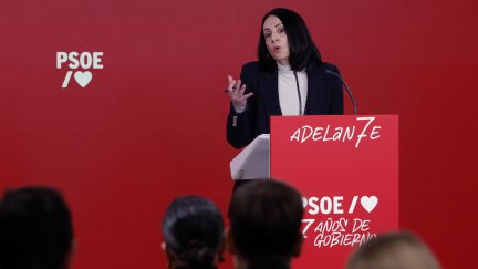 Imagen de archivo de la secretaria de Organización del PSOE, Rebeca Torró. / EFE