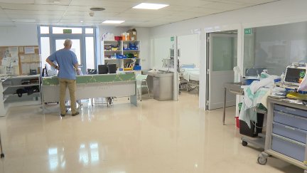 Obras de mejora en el hospital Miguel Servet de Zaragoza. / Aragón TV