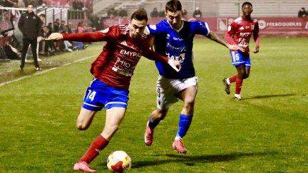 Imagen del último encuentro entre la SD Tarazona y el CD Teruel. Foto: X @SDTarazona