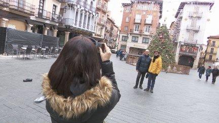 La plaza del Torico de Teruel acogerá una de las actividades de este domingo. / Aragón TV