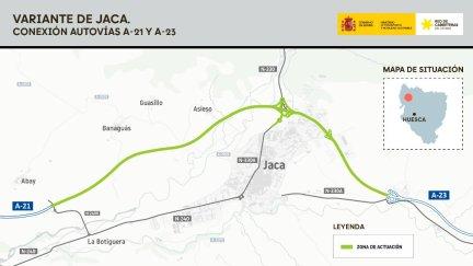 Mapa de situación del nuevo tramo licitado. / Ministerio de Transportes y Movilidad Sostenible