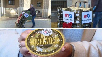 El Ayuntamiento de Zaragoza repartirá para Nochevieja 3.000 raciones de uvas. / Aragón TV