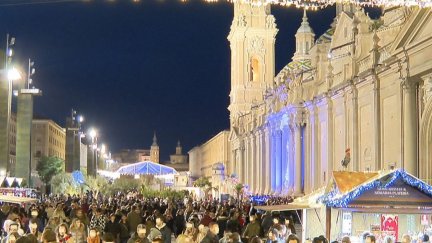 El Mercadillo de la plaza del Pilar volverá a ser uno de los lugares más concurridos. / Archivo