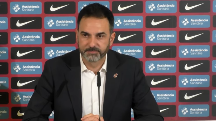 Jesús Ramírez, en la rueda de prensa. Foto: Aragón Deporte