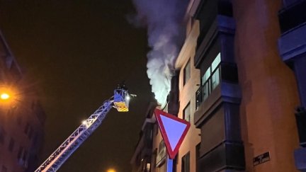 Mueren tres personas en un incendio en Carabanchel. / Emergencias Madrid