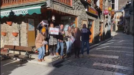 Sorteo de la Lotería del Niño. / Aragón TV