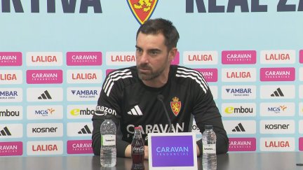 Rubén Sellés ha comparecido en la rueda de previa al Racing de Santander - Real Zaragoza.
