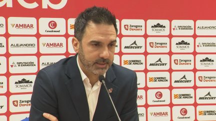Ramírez, durante su comparecencia tras el partido