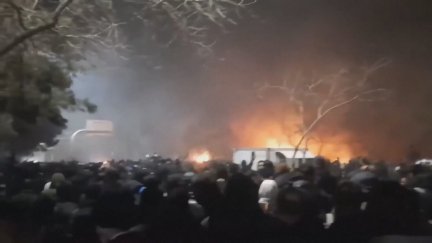 Una de las recientes manifestaciones en Irán. / Aragón TV