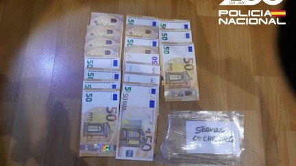 Dinero incautado. / Policía Nacional