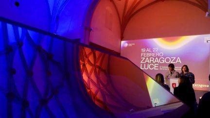 Presentación de la segunda edición de 'Zaragoza Luce'. / Ayuntamiento de Zaragoza