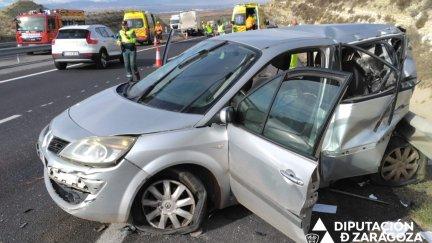 Imagen del turismo accidentado. / Diputación de Zaragoza