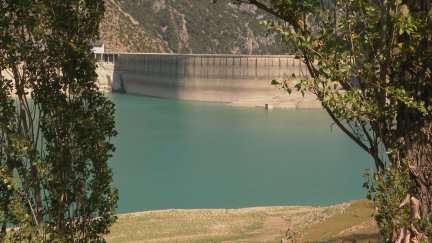 Embalse de Mediano, situado en la localidad oscense de La Fueva y uno de los embalses con más superficie de Aragón./ Aragón TV