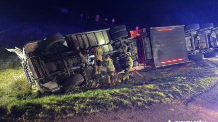 El accidente se ha producido sobre las 00:00 horas de esta madrugada / DPZ