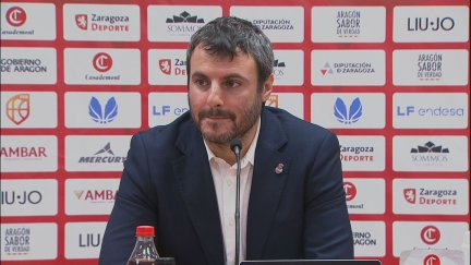 Carlos Cantero en rueda de prensa.