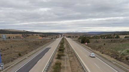 A-23 a la altura de La Puebla de Valverde. / Google Maps