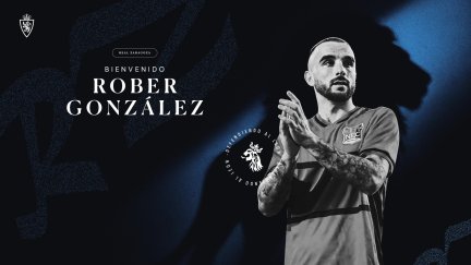 Rober González es el primer fichaje invernal del Real Zaragoza.